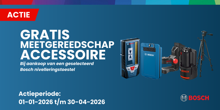 Bosch Gratis Accessoire bij Nivelleringstoestel