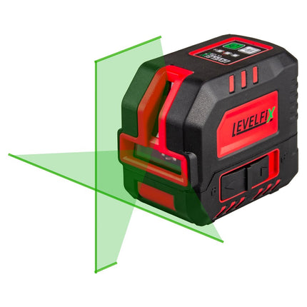 Afbeelding LEVELFIX kruislaser met groene straal CL120G SET