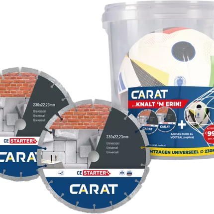 Carat Diamantzaagblad Ø230 x 22,23 mm Universeel (2 stuks) - CES2303A24