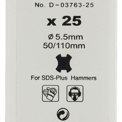 Afbeelding Makita sds hamerboor 5,5x110mm D-03763-25