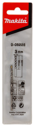 Afbeelding Makita steenboor 3x60mm D-05228