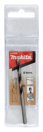 Afbeelding Makita houtspiraalboor 4x75mm D-07032