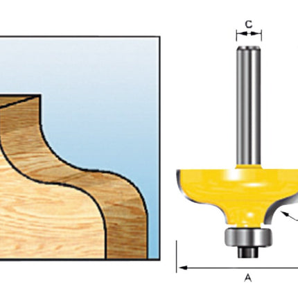 Afbeelding Makita s-profielfr lag. hm 38,1mm s8 D-11570