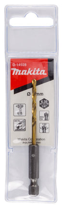 Afbeelding Makita metaalboor hss-tin 3,0x80mm D-14928