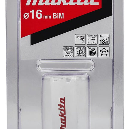Afbeelding Makita gatzaag 16mm bim basic D-16994