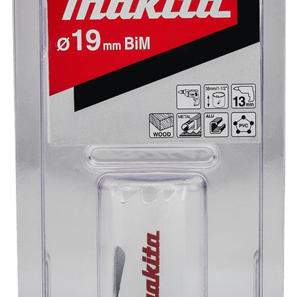 Afbeelding Makita gatzaag 19mm bim basic D-17005