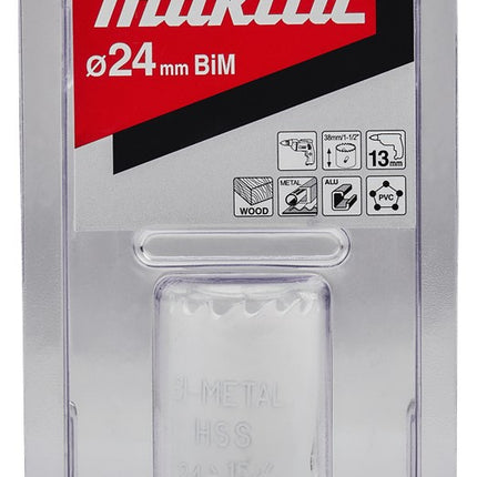 Afbeelding Makita gatzaag 24mm bim basic D-17027