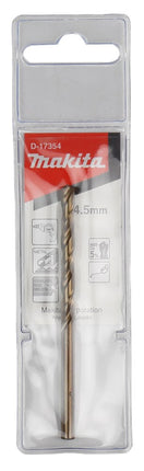 Afbeelding Makita metaalboor hss-co 4,5x80mm D-17354