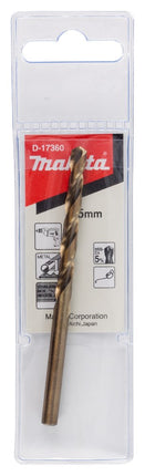 Afbeelding Makita metaalboor hss-co 5,0x86mm D-17360