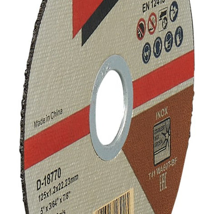 Afbeelding Makita doorsl.sch. 125x1,2mm rvs 100s D-18770-100