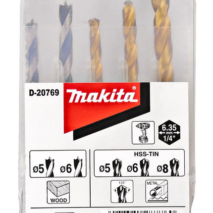 Afbeelding Makita borenset 1/4 vorm e D-20769