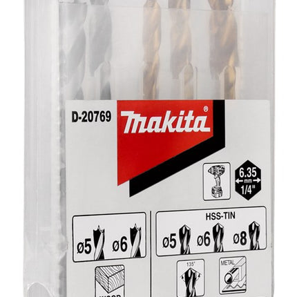 Afbeelding Makita borenset 1/4 vorm e D-20769