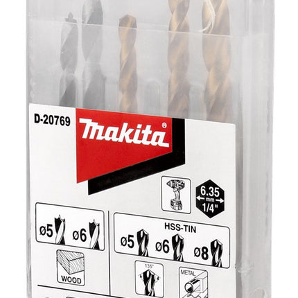 Afbeelding Makita borenset 1/4 vorm e D-20769