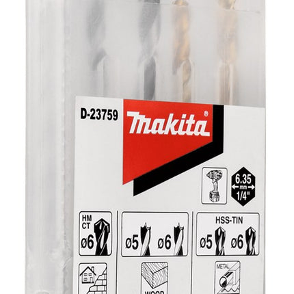 Afbeelding Makita borenset 1/4 vorm e D-23759