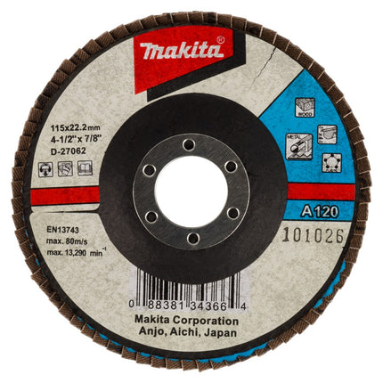 Afbeelding Makita lamellenschuursch. 115x22 k120 D-27062