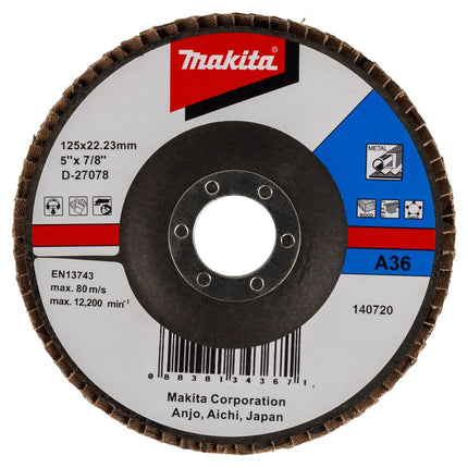 Afbeelding Makita lamellenschuursch. 125x22 k36 D-27078