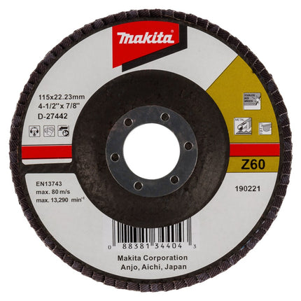 Afbeelding Makita lamellenschuursch. 115x22 k60 D-27442
