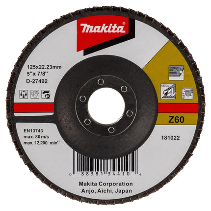 Afbeelding Makita lamellenschuursch. 125x22 k60 D-27492