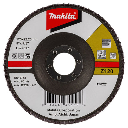 Afbeelding Makita lamellenschuursch. 125x22 k120 D-27517