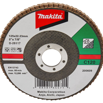 Afbeelding Makita schuursch.125x22mm k120 sc-f D-28117