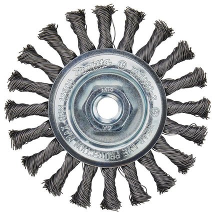 Afbeelding Makita rondborstel v2 m14x115mm staal D-29561