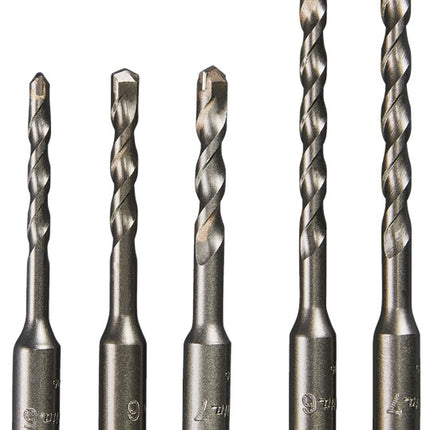 Afbeelding Makita sds boorset 25dl 5/6/6/7/7 D-33853