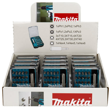 Afbeelding Makita displ 12 bitset 31dlg D-34936-12