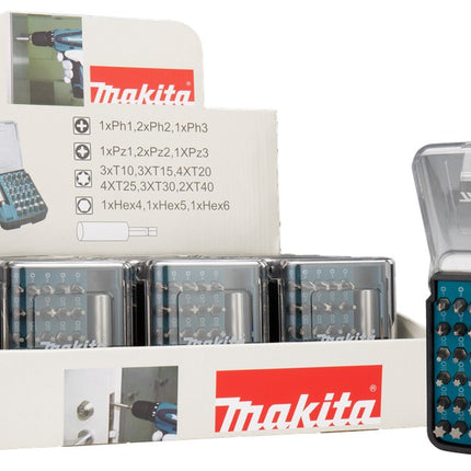 Afbeelding Makita displ 12 bitset 31dlg D-34936-12