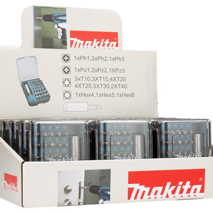Afbeelding Makita displ 12 bitset 31dlg D-34936-12