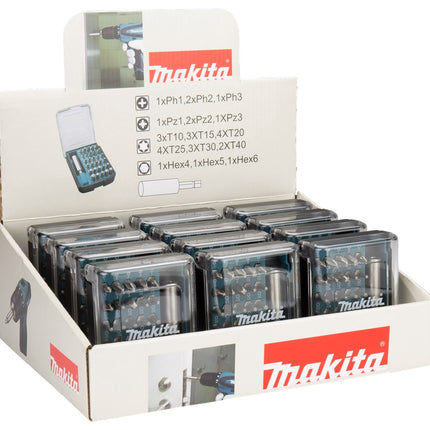 Afbeelding Makita displ 12 bitset 31dlg D-34936-12
