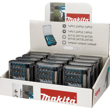 Afbeelding Makita displ 12 bitset 31dlg D-34936-12
