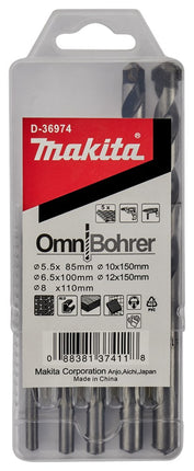Afbeelding Makita multiborenset 5-delig D-36974