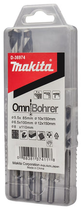 Afbeelding Makita multiborenset 5-delig D-36974