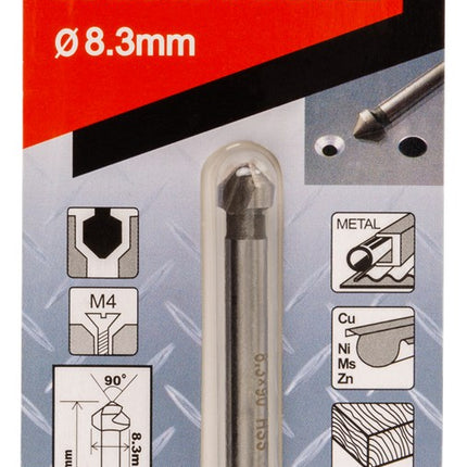 Afbeelding Makita verzinkboor 8,3 x 50mm 3-cut D-37443