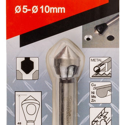 Afbeelding Makita verzinkboor 5-10 x 48 mm D-37518
