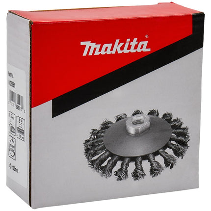 Afbeelding Makita kegelborstel knot m14x100mm D-39861
