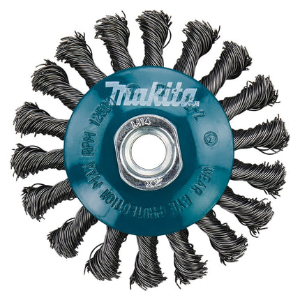 Afbeelding Makita kegelborstel knot m14x100mm D-39861