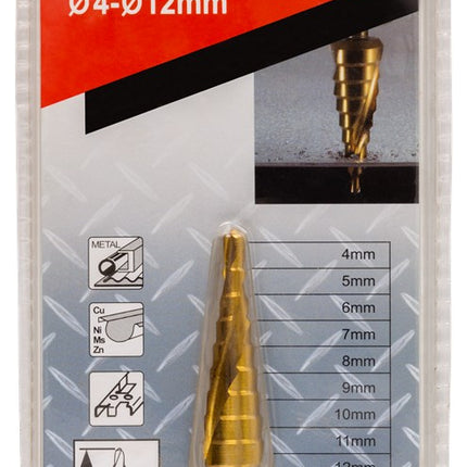 Afbeelding Makita trappenboor 9 traps 4-12mm D-40179