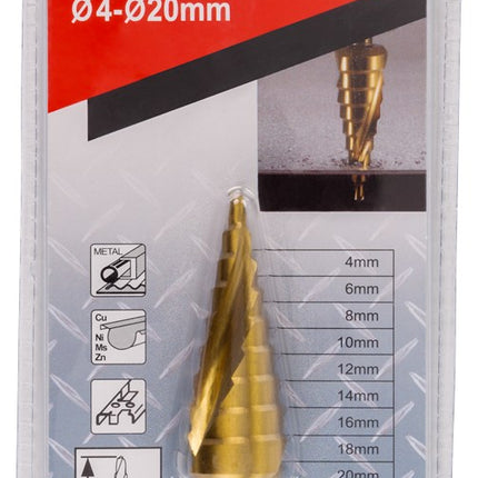 Afbeelding Makita trappenboor 9 traps 4-20mm D-40185