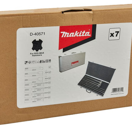 Afbeelding Makita boorbeitelset sds-m 7dlg D-40571