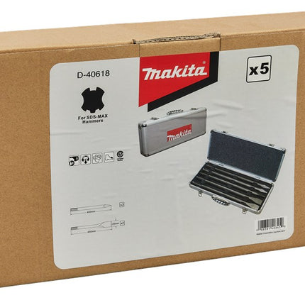 Afbeelding Makita beitelset sds-m 5dlg D-40618