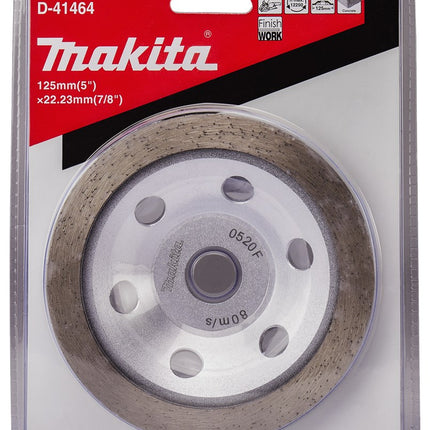 Afbeelding Makita komschijf dia vol 125x22mm eco D-41464