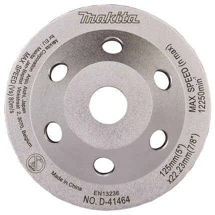 Afbeelding Makita komschijf dia vol 125x22mm eco D-41464