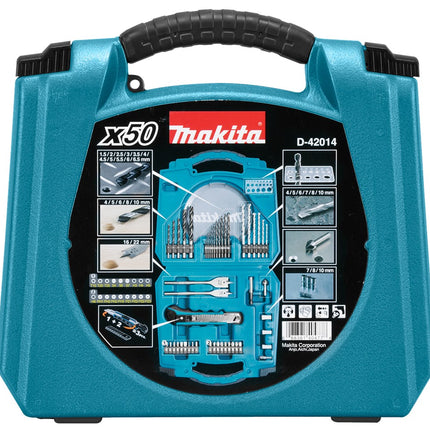Afbeelding Makita boor/bit set 50-delig D-42014