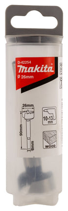 Afbeelding Makita cilinderkopboor nauwk.26x90mm D-42254