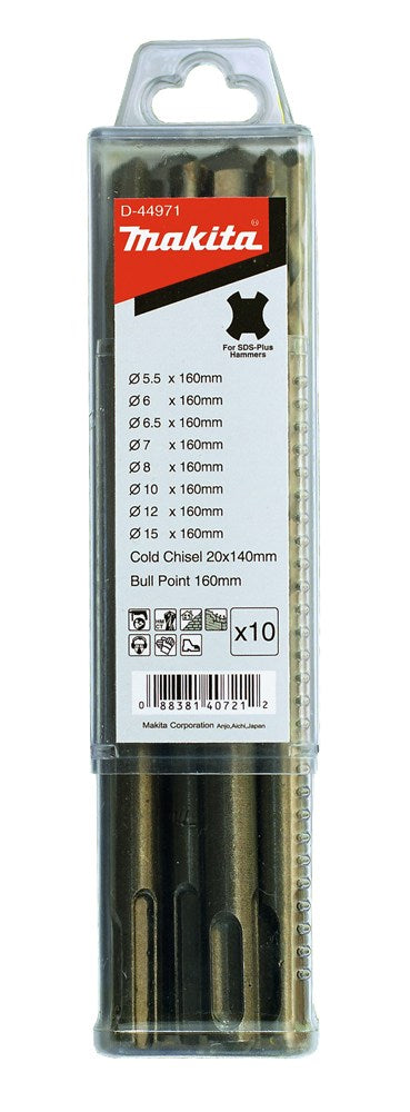 Afbeelding Makita boor-beit set sds 10dlg D-44971