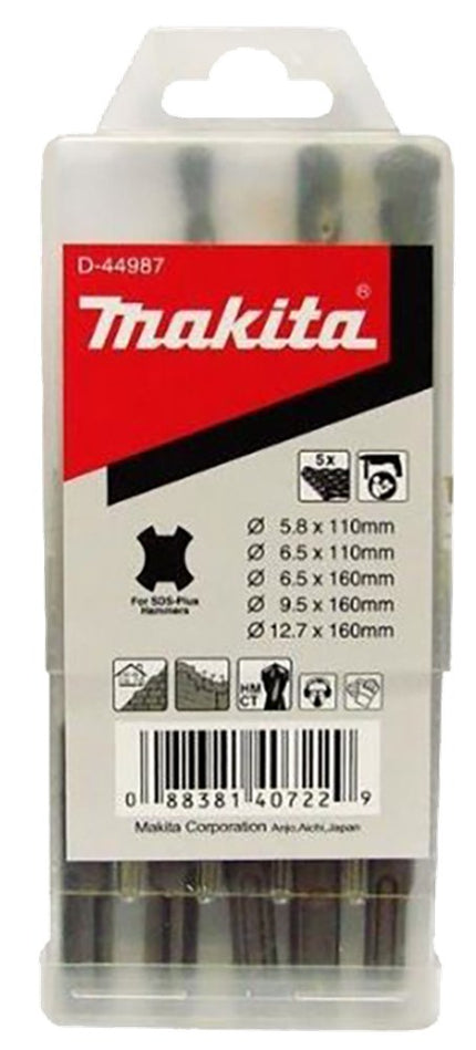Afbeelding Makita sds borenset 5dlg D-44987