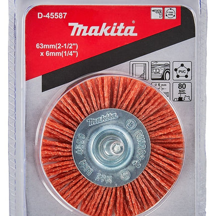 Afbeelding Makita vlakborstel nyl 6x63mm k80 D-45587