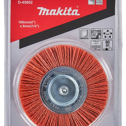 Afbeelding Makita vlakborstel nyl 6x100mm k80 D-45602