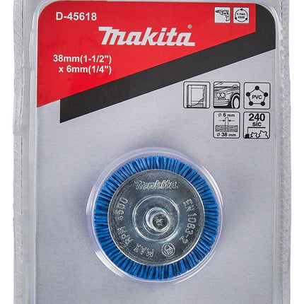 Afbeelding Makita vlakborstel nyl 6x38mm k240 D-45618